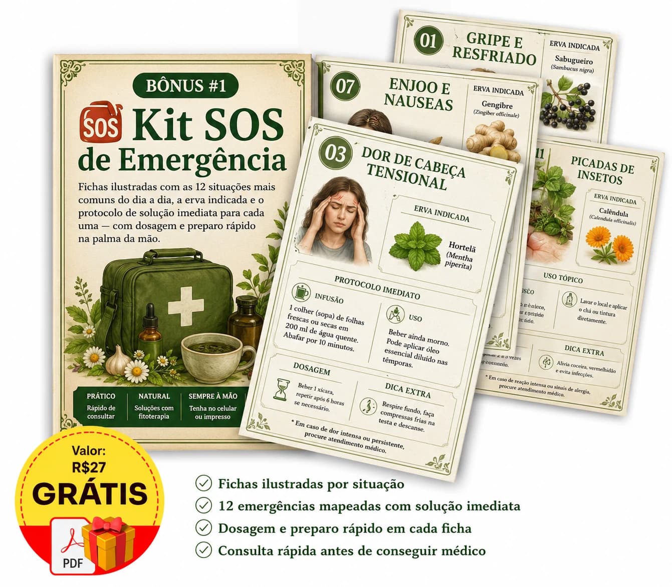 Bônus: Kit SOS de Emergência